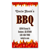 Westerne BBQ Restaurant Custom Magnetic Kaart Visitekaartje Magneet (Voorkant Verticaal)