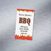 Westerne BBQ Restaurant Custom Magnetic Kaart Visitekaartje Magneet (Voorbeeld)