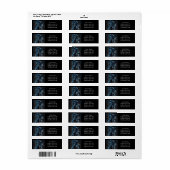 Westerne Beauty Wild Mustang Blue Tones Etiket (Full Sheet)