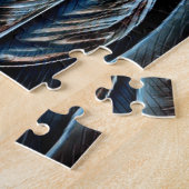 Westerne Beauty Wild Mustang Blue Tones Legpuzzel (Zijkant)