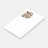 Westerne begunstigde heeft zuidelijk gezegde op gr post-it® notes (Schuin)