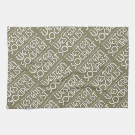 Westerne beige teatowel theedoek