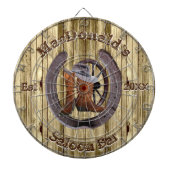 Westerne bende dartbord (Voorkant)