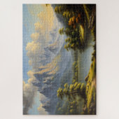 Westerne bergen en rivieren legpuzzel (Verticaal)