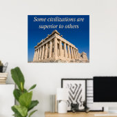 Westerne beschaving poster (Thuiskantoor)