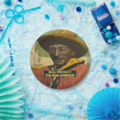 Westerne Black Cowboy Party Borden Papieren Bordje (Feest)