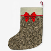 Westerne bladzijdeafdruk op basis van faux kleine kerstsok (Achterkant)