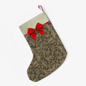 Westerne bladzijdeafdruk op basis van faux kleine kerstsok (Achterkant (Hangend))