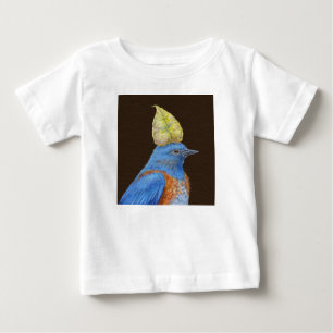 Westerne blauwvogel met een pod-koetsenpak
