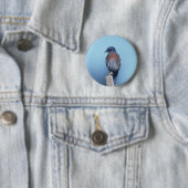 Westerne blauwvogel ronde button 5,7 cm (In situ)
