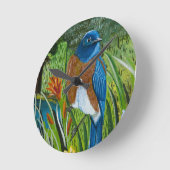 Westerne blauwvogel ronde klok (Hoek)