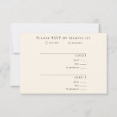 Westerne bloemen met cowboylaarzen RSVP kaartje (Achterkant)