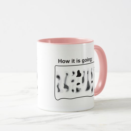 Westerne blot reality-mok mok (Voorkant rechts)