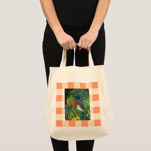 Westerne Bluebird Mini Canvas tas (Voorkant (product))
