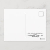 Westerne Bluebird, wildlife, briefkaart (Achterkant)