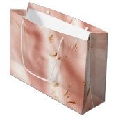 Westerne Blush Pink Faux Koeienhuid Verjaardag Groot Cadeauzakje (Voorkant Gekanteld)