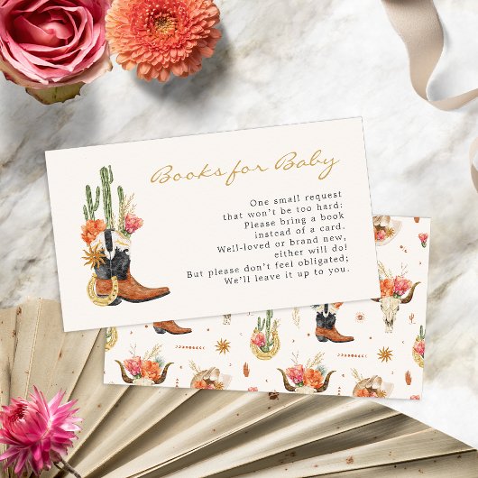 Westerne boeken voor Baby Informatiekaartje