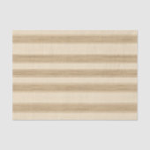 Westerne Boerderij Cream Stripes Verjaardag Tissuepapier (Voorkant)