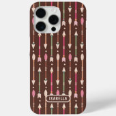 Westerne Boho Arrows Desert Cowgirl gepersonalisee Case-Mate iPhone Case (Achterkant)