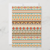 Westerne Boho bruiloft Kaart (Achterkant)