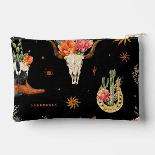 Westerne Boho cosmetische tas (Achterkant)