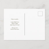 Westerne Boho Nieuwe Plaats om Pet te hangen Beweg Aankondigingskaart (Achterkant)