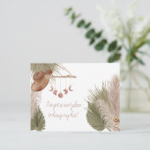 Westerne Boho Nieuwe Plaats om Pet te hangen Beweg Aankondigingskaart (Staand voorkant)