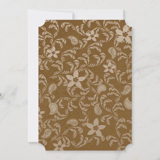 Westerne Boot Bachelorette Party Kaart (Achterkant)