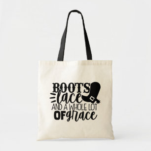 Westerne Boots Line Dansy Sassy Princess Cowgirl Tote Bag