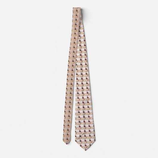 Westerne  Bronc Rider Mannen Necktie Stropdas (Achterkant)