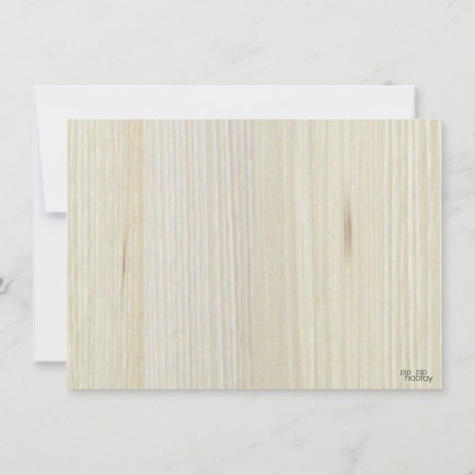 Westerne bruiloft Bedankt Fotokaarten (Achterkant)