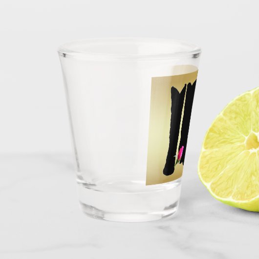 Westerne bruiloft Cowboy Laarzen Roze Rose Gold Gr Shot Glas (Links)