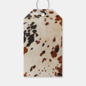 Westerne bruiloft gunst cadeaulabel (Achterkant)