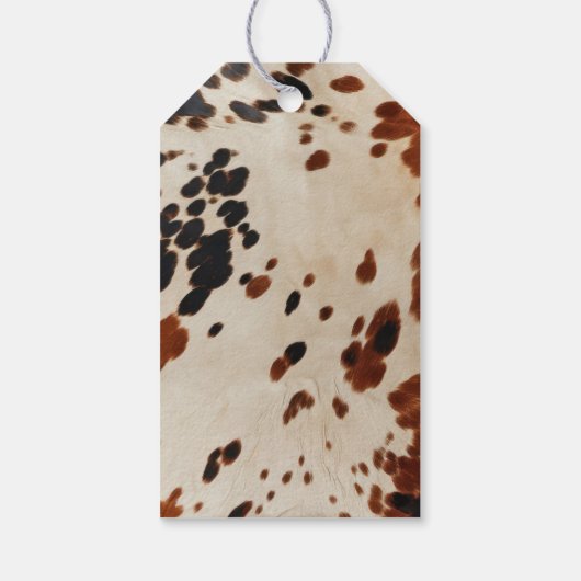 Westerne bruiloft gunst cadeaulabel (Achterkant)