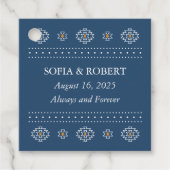 Westerne bruiloft gunst Label, Rio Rancho Dank u Bedankjes Labels (Voorkant)