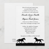 Westerne bruiloft kaart (Voorkant / Achterkant)