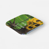 Westerne bruiloft met bijtende zonnebloemen en cow papieren bordje (Gebogen)