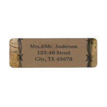 westerne bruiloft met prikkeldraad