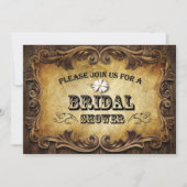 westerne bruiloft met rustige typografie kaart (Voorkant)