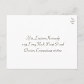 Westerne bruiloft RSVP Horse Rustic Horses Land Uitnodiging Briefkaart (Achterkant)