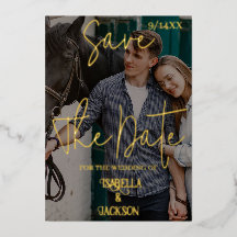 Westerne bruiloft slaat de datum op