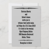 Westerne bruiloft | Uitnodiging (Achterkant)