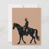 Westerne bruiloft vrijgezellenfeest kaart (Achterkant)