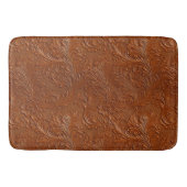 Westerne bruine Boheemse kunst Badmat (Voorkant)