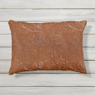 Westerne bruine Boheemse kunst Buitenkussen