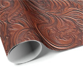 Westerne bruine Boheemse kunst Cadeaupapier (Rol Hoek)