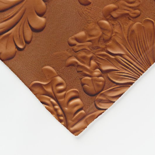 Westerne bruine Boheemse kunst Fleece Deken (Hoek)