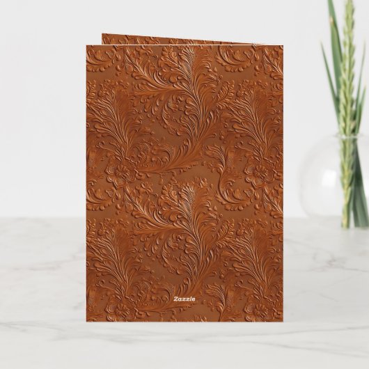 Westerne bruine Boheemse kunst Kaart (Achterkant)