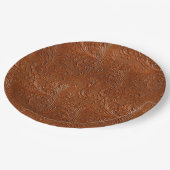 Westerne bruine Boheemse kunst Papieren Bordje (Gekanteld)