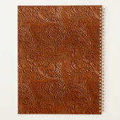 Westerne bruine Boheemse kunst Planner (Achterkant)